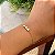Pulseira Veneziana 3 Corações Passantes Folheado a ouro 18K - Imagem 2