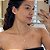 Colar Gravatinha Ponto de Luz e Quadrado Liso Folheado a ouro 18K - Imagem 1