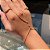 Hand Chain Ponto de Luz Folheado a ouro 18K - Imagem 1