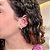 Brinco Earcuff Escamas Folheado a ouro 18K - Imagem 3