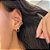 Piercing Fake Fio Torcido Folheado a ouro 18K - Imagem 2