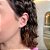 Brinco Borboleta Lisa 3D Folheado a ouro 18K - Imagem 1