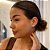 Brinco Earcuff 3 Flores Folheado a ouro 18K - Imagem 2