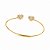 Bracelete Dois Corações Cravejados - Imagem 1