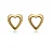 Brinco Coração Vazado M - Imagem 1