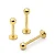 Piercing Bolinha 6mm Base Reta - Imagem 1