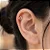 Piercing Coração Pequeno Cravejado Base Reta - Imagem 1