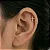 Piercing Cruz Cravejada Zircônias Redondinhas - Imagem 1