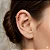 Piercing Coração Vazado Borda Granitada - Imagem 1