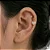 Piercing Ferradura 1 Zircônia e Pingente de Coração Cravejado - Imagem 1