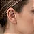 Piercing Folha Cravejada Base Reta - Imagem 1