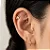 Piercing Reto Borboleta Lisa - Imagem 1
