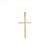 Pingente Cruz Palito 4cm - Imagem 1