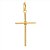 Pingente Cruz Amarrada 3cm - Imagem 1