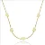 Colar Choker Rabo de Rato 5 Coração Liso - Imagem 1