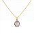CD OVAL ROSA BORDA RODIO - Imagem 1