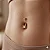 Piercing Bananinha 10mm Ponto de Luz 4 garras - Imagem 1