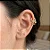 Piercing Argola Pingentes Lua e Estrela - Imagem 1