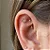 Piercing Reto Coroa 5 pontas - Imagem 1