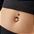 Piercing Umbigo Estrela Zircônia - Imagem 1