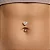 Piercing Bananinha Coração Inverso - Imagem 1