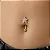 Piercing Bananinha Flor Navetes - Imagem 2