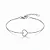 Pulseira Veneziana Coração Cravejada - Imagem 1