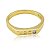 Anel ABC Quadrado Zircônia Folheado a Ouro 18k - Imagem 2
