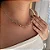 Choker Zircônias Retangulares Cristal - Imagem 2