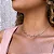 Colar Choker Rabo de Rato e Folhas Lisas - Imagem 1