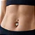 Piercing Umbigo Coração Cravejado - Imagem 1