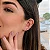 Brinco Earcuff Coração Vazado, Liso e Cravejado - Imagem 2