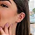 Piercing Fake Corações Vazados Liso e Granitado Alternado - Imagem 2