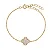 Pulseira Trevinho Cravejado - Imagem 1