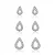 Trio Gota Vazada Borda Cravejada - Imagem 1