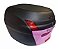 Bau Bauleto Para Bagageiro Moto 34 Litros Rosa Proos - Imagem 3