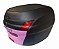 Bau Bauleto Para Bagageiro Moto 34 Litros Rosa Proos - Imagem 2