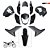 Kit Carenagem Completo Cg Titan 150 Esd 2011 Prata Metalico Sportive - Imagem 1