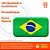 Adesivo Bandeira Brasil 3D Resinado - Imagem 4