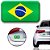 Adesivo Bandeira Brasil 3D Resinado - Imagem 2
