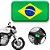 Adesivo Bandeira Brasil 3D Resinado - Imagem 1