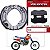 Kit Pastilha + Lona Freio Xr 600 R 1983 a 1987 Valencia Brakes/Fabreck - Imagem 2