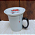 Caneca 120 ml - com porta-copo - Coração - Imagem 4