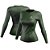 Camiseta Mar Negro Poliamida Slim - Musgo - Imagem 1
