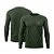 Camiseta Mar Negro Poliamida c Luvinha - Verde Musgo - Imagem 1