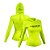 Camiseta Mar Negro Poliamida Capuz - Verde Neon - Imagem 1