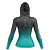 Camiseta Mar Negro Sublimada c Capuz - Degrade Verde - Imagem 3