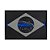 Patch Invictus Bandeira Brasil - Preto e Azul - Imagem 1