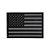 Patch Invictus Bandeira Brasil EUA - Preto - Imagem 1