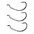 Anzol Monster 3X Offset Lastreado 4/0 - 3UN - Imagem 1